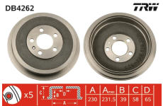Brzdový buben TRW DB4262