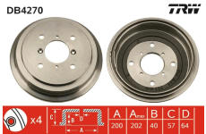 Brzdový buben TRW DB4270