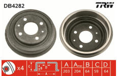Brzdový buben TRW DB4282