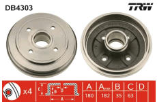 Brzdový buben TRW DB4303