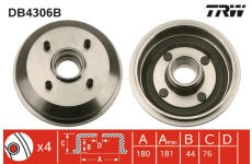 Brzdový buben TRW DB4306B