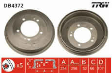 Brzdový buben TRW DB4372