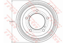 Brzdový buben TRW DB4421