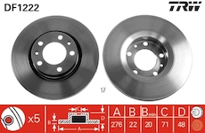 Brzdový kotouč TRW DF1222