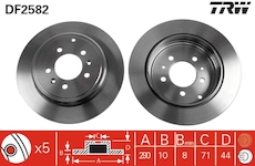 Brzdový kotouč TRW DF2582