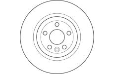 Brzdový kotúč TRW DF4078