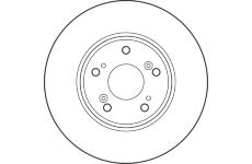 Brzdový kotouč TRW DF4129S