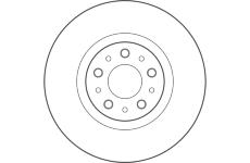 Brzdový kotúč TRW DF4138