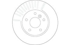 Brzdový kotouč TRW DF4194