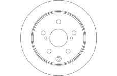 Brzdový kotúč TRW DF4505