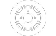 Brzdový kotouč TRW DF6573