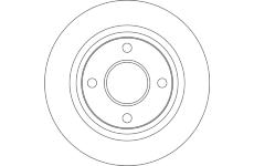 Brzdový kotúč TRW DF6759
