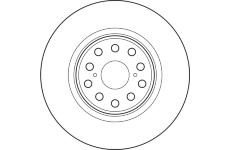 Brzdový kotúč TRW DF6827S