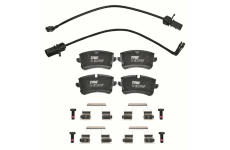 Sada brzdových destiček, kotoučová brzda TRW GDB1866