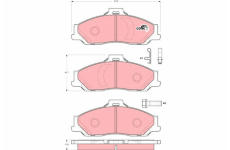 Sada brzdových destiček, kotoučová brzda TRW GDB3353