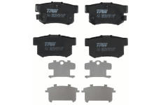 Sada brzdových destiček, kotoučová brzda TRW GDB3516