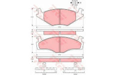 Sada bŕzd, Kotúčová brzda TRW GTD1027