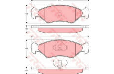 Sada bŕzd, Kotúčová brzda TRW GTD1030