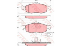 Sada bŕzd, Kotúčová brzda TRW GTD1046