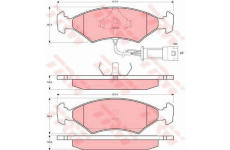 Sada bŕzd, Kotúčová brzda TRW GTD1048