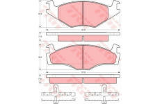 Sada bŕzd, Kotúčová brzda TRW GTD1051