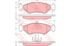 Sada bŕzd, Kotúčová brzda TRW GTD1071