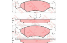 Sada bŕzd, Kotúčová brzda TRW GTD1073