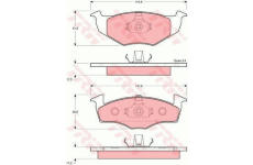 Sada bŕzd, Kotúčová brzda TRW GTD1082