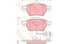 Sada bŕzd, Kotúčová brzda TRW GTD1095