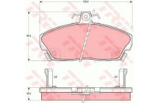 Sada bŕzd, Kotúčová brzda TRW GTD1101