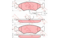Sada bŕzd, Kotúčová brzda TRW GTD1114