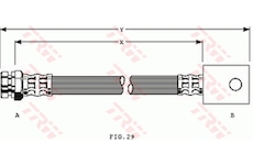 Brzdová hadice TRW PHA215