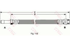 Brzdová hadice TRW PHB258