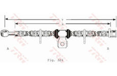 Brzdová hadice TRW PHD134