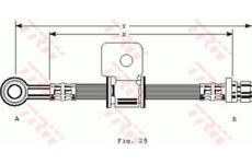 Brzdová hadice TRW PHD155