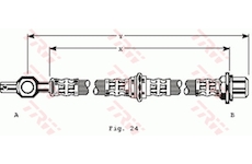 Brzdová hadice TRW PHD236