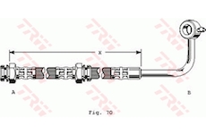 Brzdová hadice TRW PHD238