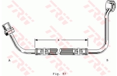 Brzdová hadice TRW PHD250