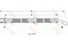 Brzdová hadice TRW PHD277