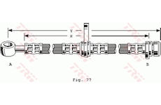 Brzdová hadice TRW PHD279