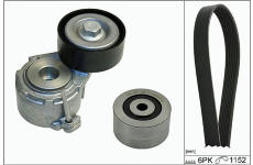 Ozubený klinový remeň - Sada HEPU 20-1811