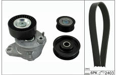 Sada žebrovaných klínových řemenů HEPU 20-1839