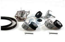 Vodní pumpa + klinový żebrový řemen GK K980287A