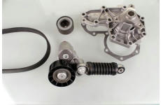 Vodní pumpa + klinový żebrový řemen GK K980301E