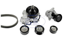 Vodní pumpa + klinový żebrový řemen GK K980402A-A