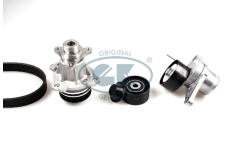 Vodní pumpa + klinový żebrový řemen GK K986907A