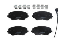 Sada brzdových platničiek kotúčovej brzdy KAMOKA JQ1018156