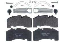 Sada brzdových destiček, kotoučová brzda DENCKERMANN BC11008