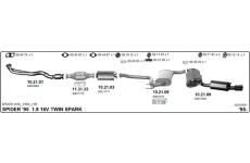 Výfukový systém IMASAF 502000051