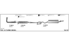 Výfukový systém IMASAF 502000152